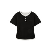 Women's 2-In-1 Embroidered T-shirt